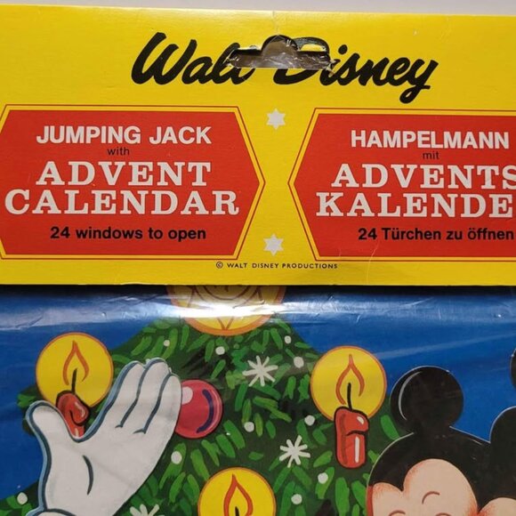 Vintage Walt Disney Advent Calendar *NEW in Package* - Picture 2 of 4